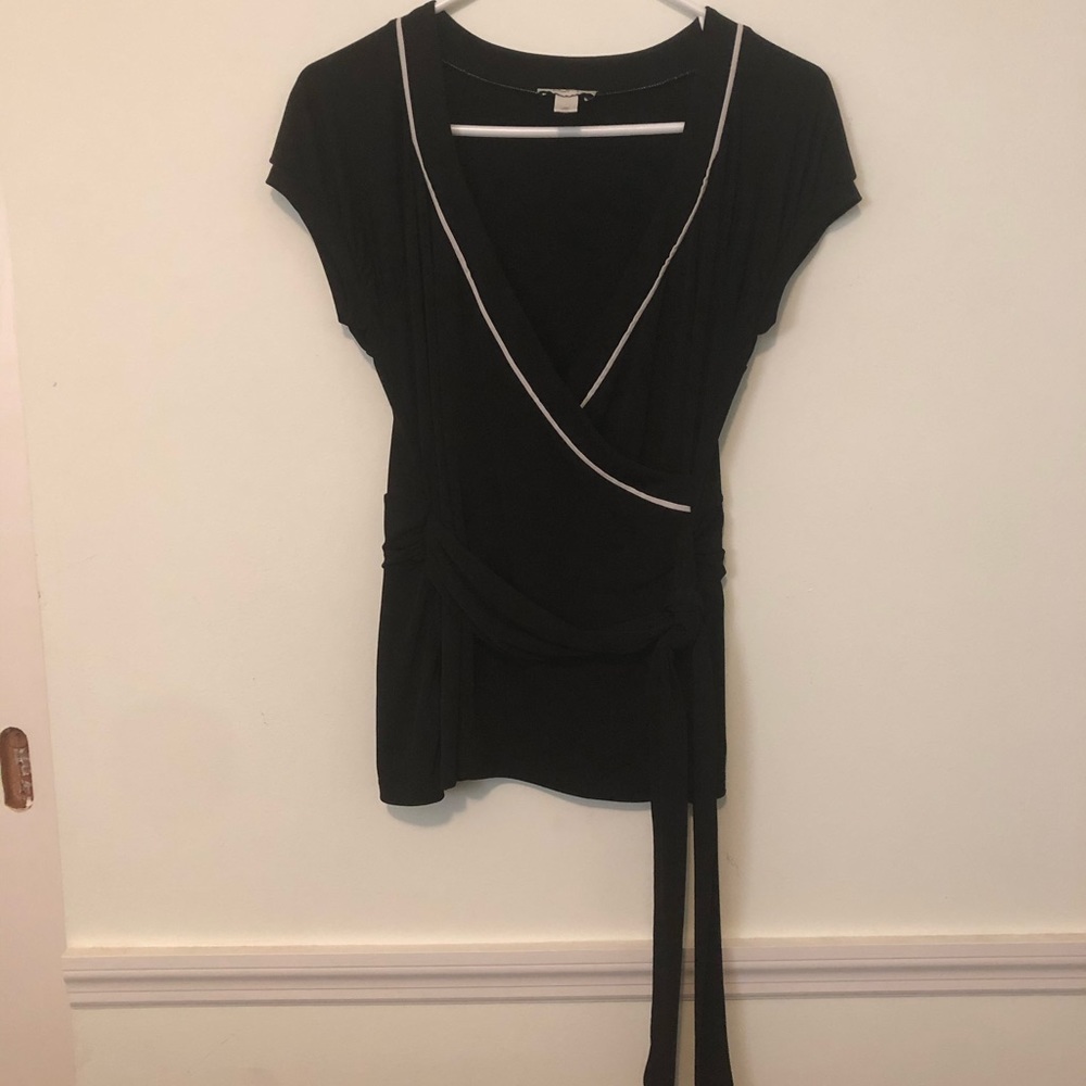 Black Ann Taylor silky top